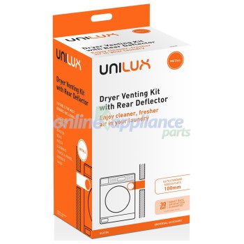 ULX104 Unilux Universal Dryer Venting Kit with Rear Deflector 