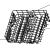 12976000000461 Genuine Technika / Omega Dishwasher Top Basket Rack TBD4SS-5 EDV604SS