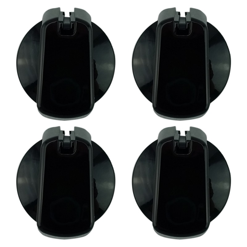 UK-48B4 Cooktop Knob 48 mm Black x 4 with decal set Universal