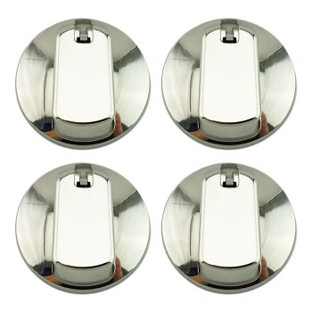 UK-48C4 Cooktop Knob 48 mm Chrome x 4 with decal set Universal UK-48C4 Cooktop Knob 48 mm Chrome x 4 with decal set Universal