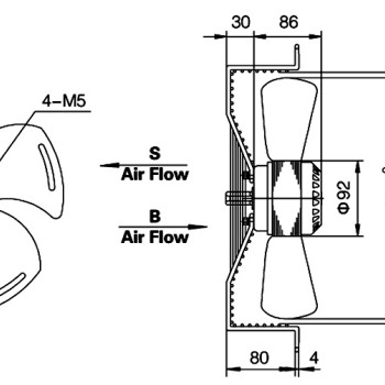 AC402 Air Conditioner 12" Axial Fan 145W Universal AC402 Air Conditioner 12" Axial Fan 145W Universal