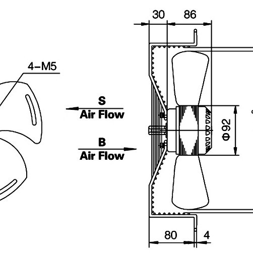 Showing image for AC402 Air Conditioner 12" Axial Fan 145W Universal AC402 Air Conditioner 12" Axial Fan 145W Universal Other Common Fridge Parts, Air Conditioner Parts image
