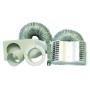 DK4E Deflecto Vent Kit Eave, Dryer, Universal. Replacement Part